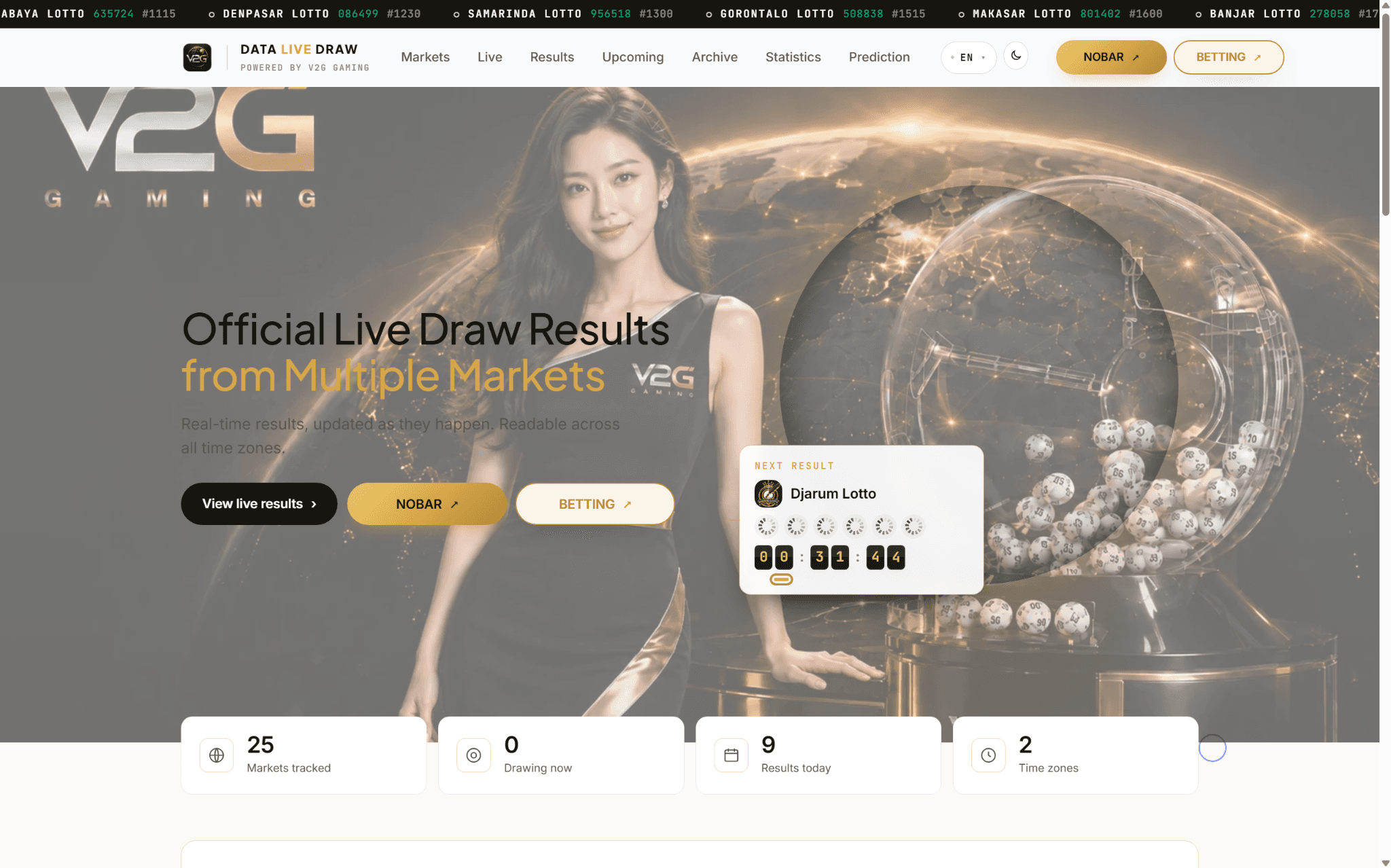 V2 Gaming - Data Live Draw - gambar 1